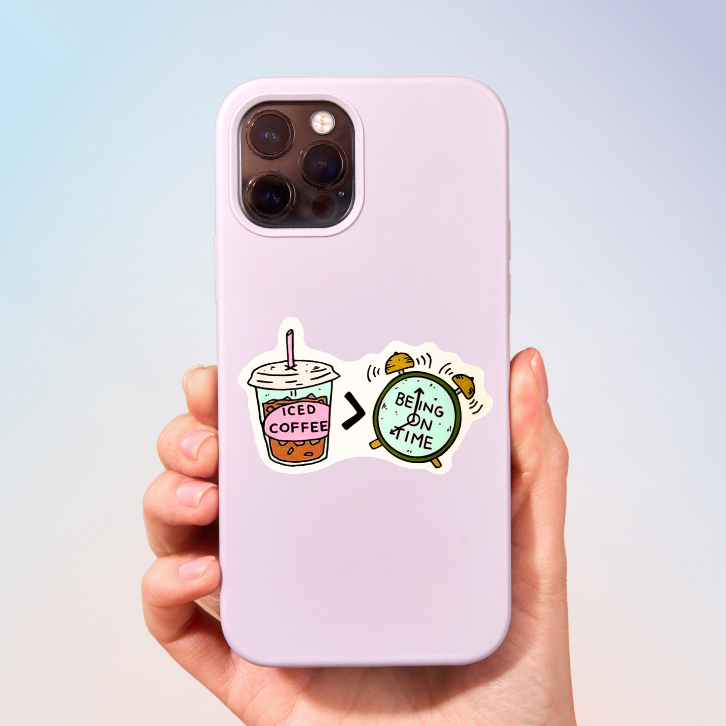 Iced Coffee Sticker
