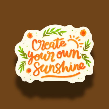 Create Your Own Sunshine Sticker