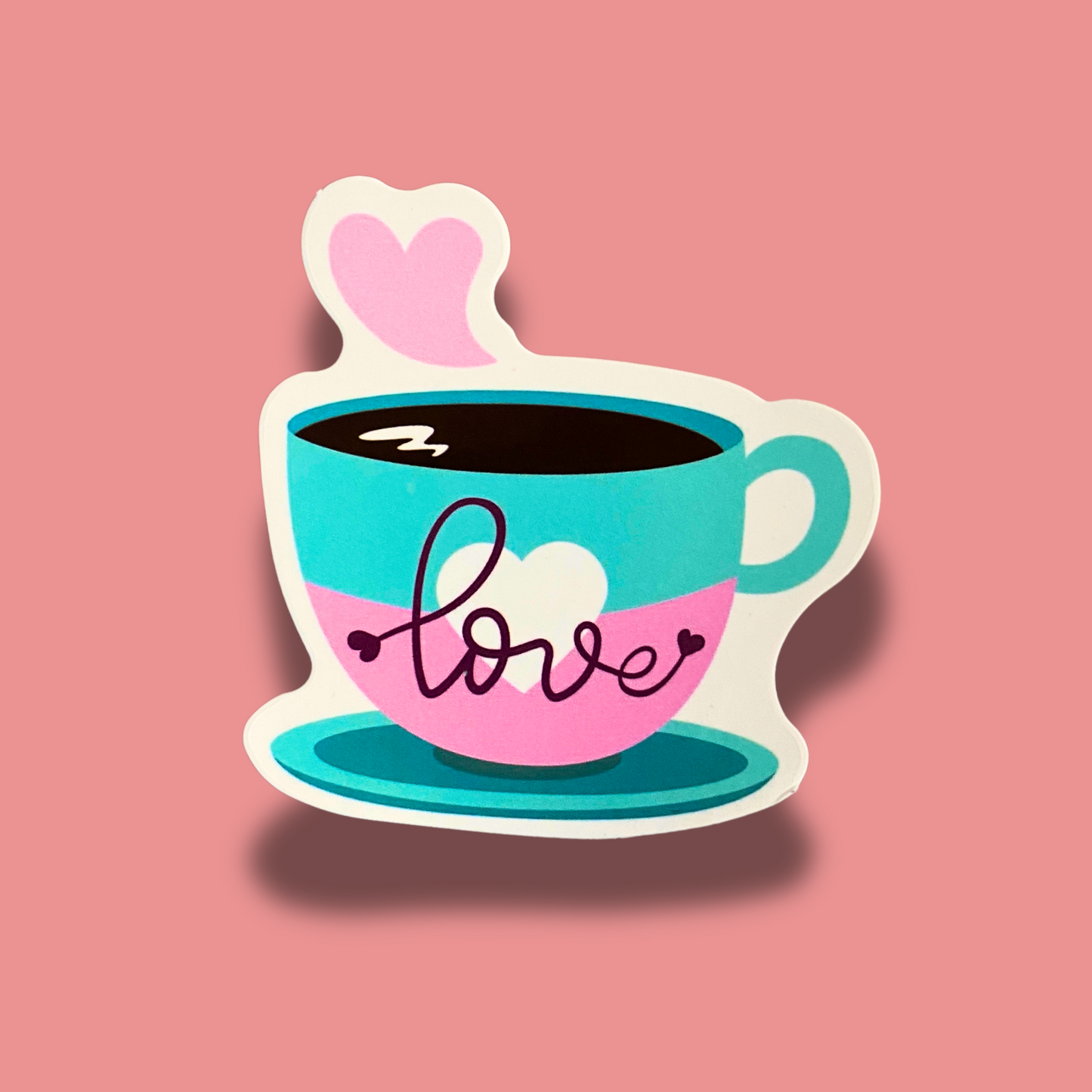 Love For Coffee Sticker