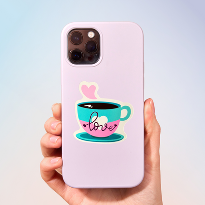 Love For Coffee Sticker