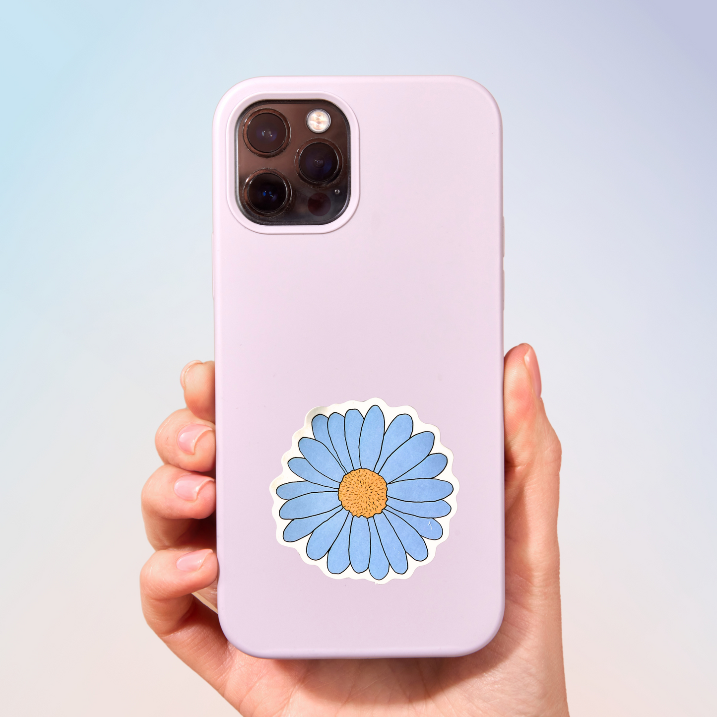 Blue Blossom Sticker