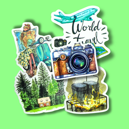 Miles & Moments - 5 Sticker Packs