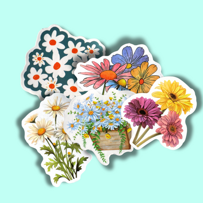 Floral View - 5 Sticker Packs
