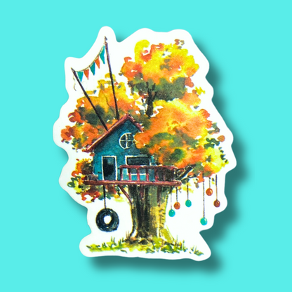 Treehouse Sticker